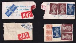 Great Britain 1980 2 Parcle Tag DUMFRIES X GLAGOW - Lettres & Documents