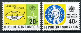 INDONESIE: ZB 846/847 MNH 1976 Campagne Ter Voorkoming Van Blindheid - Indonesia