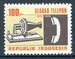 INDONESIE: ZB 845 MH 1976 100-jarig Bestaan Van De Telefoon - Indonesia