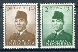 INDONESIE: ZB 83/84 MNH 1951 President Soekarno -1 - Indonesia