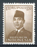 INDONESIE: ZB 83 MNH 1951 President Soekarno -2 - Indonesia