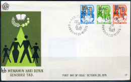 INDONESIE: ZB 832/834 FDC 1975 Programma Voor Gezinsplanning - Indonesia