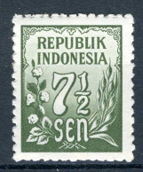 INDONESIE: ZB 76 MNH 1951 Cijfertype - Indonesien