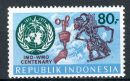 INDONESIE: ZB 737 MNH 1973 Eeuwfeest Wereld Organisatie Meteorologie - Indonesien