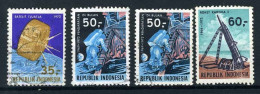 INDONESIE: ZB 716/718 Gestempeld 1972 - Ruimtevaart - Indonesien