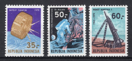 INDONESIE: ZB 716/718 MH 1972 Ruimtevaart - Indonesia