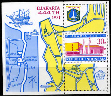 INDONESIE: ZB 700 MNH Blok 18 1971 444-jarig Bestaan Stad Jakarta -2 - Indonesia