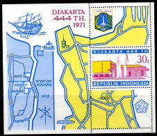 INDONESIE: ZB 700 MNH Blok 18 1971 444-jarig Bestaan Stad Jakarta -1 - Indonesia