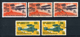 INDONESIE: ZB 666/667 Gestempeld 1969 - Eerste Vlucht Engeland - Australië - Indonesien