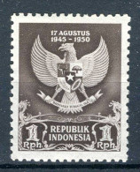 INDONESIE: ZB 66 MH 1950 Herdenking 5de Verjaardag Van De Republiek - Indonesien