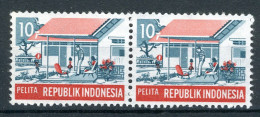 INDONESIE: ZB 653 MNH 1969 Vijfjaren Plan Wederopbouw (2 Stuks) - Indonesien