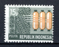 INDONESIE: ZB 655 MH 1969 Vijfjaren Plan Wederopbouw -2 - Indonesien