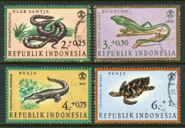 INDONESIE: ZB 559/562 Gestempeld 1966 - 9de Sociale Dag - Indonesia