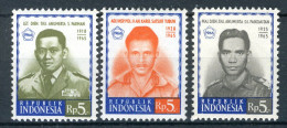 INDONESIE: ZB 555/557 MNH 1966 Herdenking Generaals Mislukte Staatsgreep - Indonesia