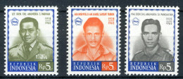 INDONESIE: ZB 555/557 MH 1966 Herdenking Generaals Mislukte Staatsgreep - Indonesia