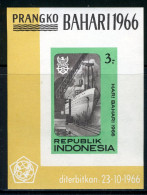 INDONESIE: ZB 548 MNH 1966 Blok 6 Dag Van De Scheepvaart - Indonesia