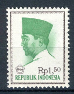 INDONESIE: ZB 530 MH 1966 President Soekarno 1966 In Vijfhoek - Indonesia