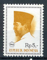 INDONESIE: ZB 533 MNH 1966 President Soekarno 1966 In Vijfhoek -1 - Indonesia