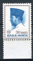 INDONESIE: ZB 524 MNH 1966 President Soekarno 1966 In Vijfhoek -1 - Indonésie