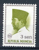 INDONESIE: ZB 517 MNH 1966 President Soekarno 1966 In Vijfhoek - Indonésie