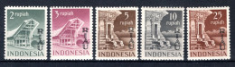 RIAU: ZB 18/22 MH - Zegels Indonesië Overdrukt RIAU 1954 - Indonesia