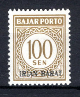 IRIAN BARAT: ZB P6 MNH 1963 - Zegels Indonesië Overdrukt IRIAN BARAT - Indonésie