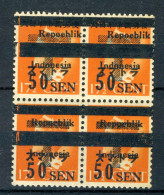 REPOEBLIK INDONESIA SUMATRA 1946 ZB 8 MH (4 Stuks) - Indonesië