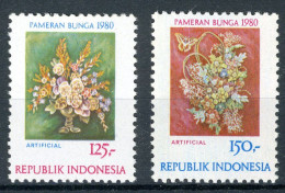 INDONESIE: ZB 990/991 Gestempeld 1980 - Tweede Nat. Bloemententoonstelling - Indonesië