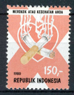 INDONESIE: ZB 989 MNH 1980 Campagne Tegen Het Roken -2 - Indonesië