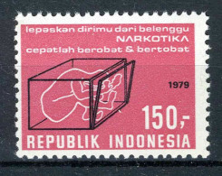 INDONESIE: ZB 971 MNH 1979 Bestrijding Druggebruik - Indonesia