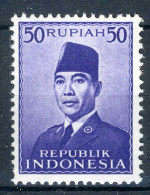INDONESIE: ZB 95 MNH 1951 President Soekarno -5 - Indonésie