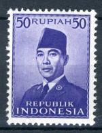 INDONESIE: ZB 95 MNH 1951 President Soekarno -6 - Indonesia