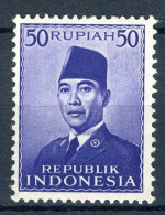 INDONESIE: ZB 95 MNH 1951 President Soekarno -13 - Indonesien