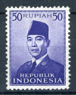INDONESIE: ZB 95 MH 1951 President Soekarno -2 - Indonesien