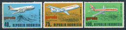 INDONESIE: ZB 942/944 MNH 1979 30ste Verjaardag Garuda Airways - Indonesia