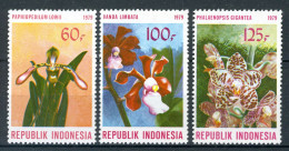 INDONESIE: ZB 948/950 MNH 1979 Indonesische Orchideën - Indonesia