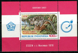 INDONESIE: ZB 933 MNH Blok 32 1978 Beschermde Dieren - Indonesien