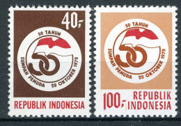 INDONESIE: ZB 928/929 MNH 1978 50 Ste Verjaardag Jeugdgelofte -3 - Indonesia