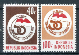 INDONESIE: ZB 928/929 MNH 1978 50 Ste Verjaardag Jeugdgelofte -2 - Indonesië