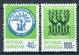 INDONESIE: ZB 926/927 MNH 1978 8ste Wereld Bosbouw Congres -2 - Indonesien
