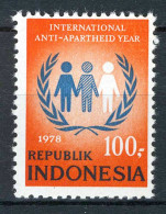 INDONESIE: ZB 925 MNH 1978 Internationale Anti-Apartheid - Indonesië