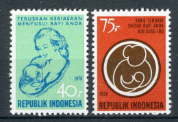 INDONESIE: ZB 915/916 MNH 1978 Bevordering Gebruik Van Moedermelk - Indonesië