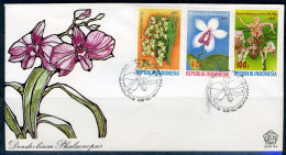INDONESIE: ZB 901/903 FDC 1977 Indonesische Orchideën -1 - Indonésie
