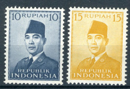 INDONESIE: ZB 90/91 MNH 1951 President Soekarno -1 - Indonesië