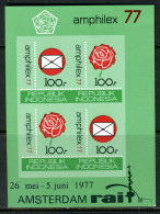 INDONESIE: ZB 888 MNH Blok 25 1977 Postzegeltentoonstelling Amphilex - Indonesien