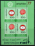 INDONESIE: ZB 887/888 MNH Blok 24/25 1977 Postzegeltentoonstelling Amphilex -2 - Indonesië