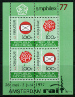 INDONESIE: ZB 887 MH Blok 24 1977 Postzegeltentoonstelling Amphilex - Indonesia