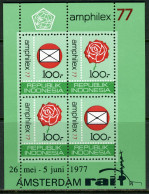INDONESIE: ZB 887/888 MNH Blok 24/25 1977 Postzegeltentoonstelling Amphilex -5 - Indonesië