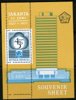 INDONESIE: ZB 883 MNH Blok 22 1977 450-jarig Bestaan Jakarta -1 - Indonesia