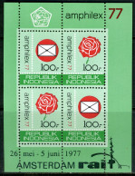 INDONESIE: ZB 887/888 MNH Blok 24/25 1977 Postzegeltentoonstelling Amphilex - Indonesien